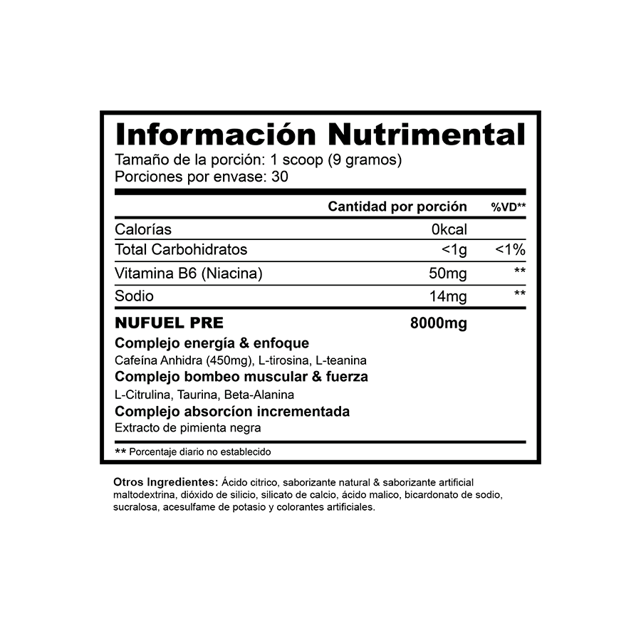 Pack NuFuel FIRSTFUEL - Proteína + Pre-Workout + Shaker