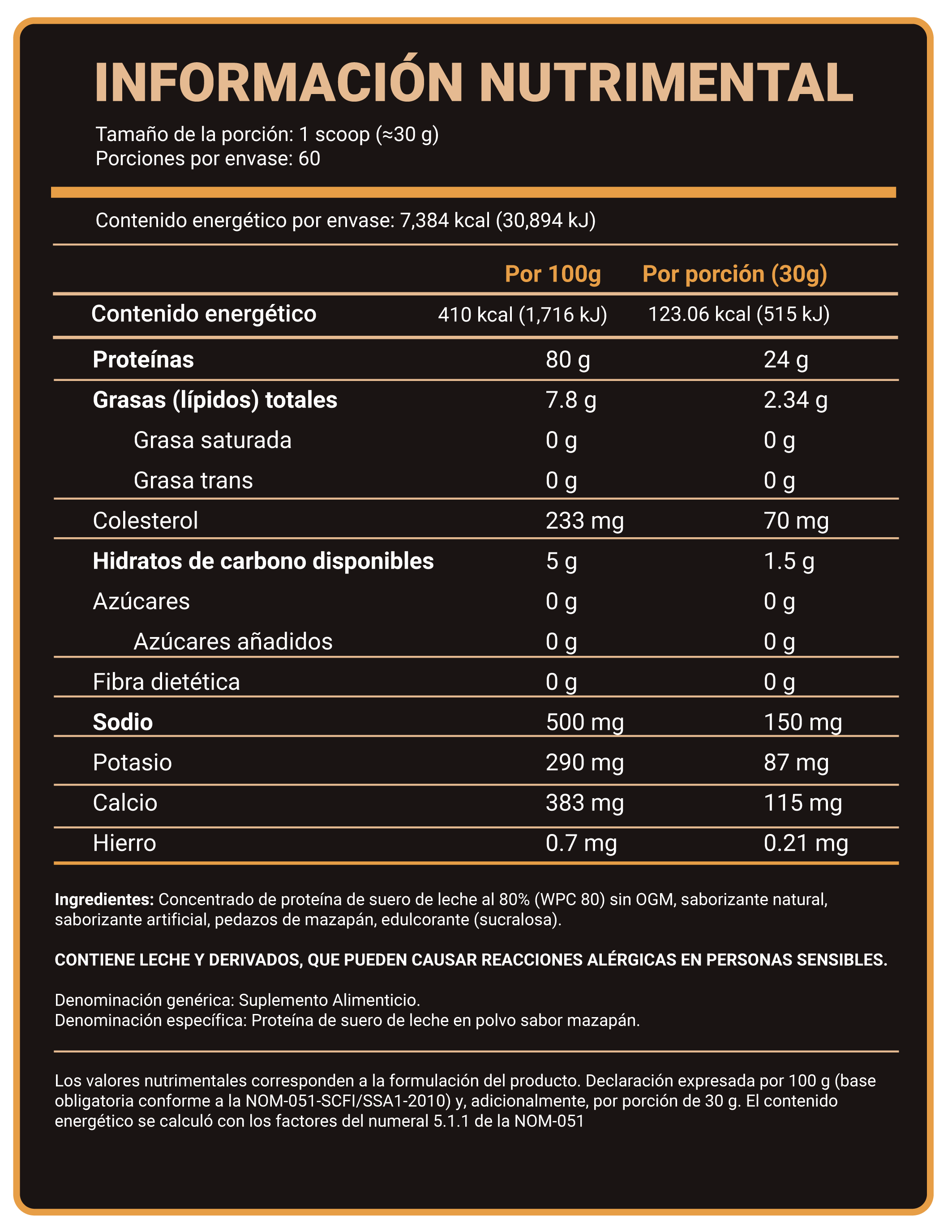 PWP - Pure Whey Protein Sabor Mazapán