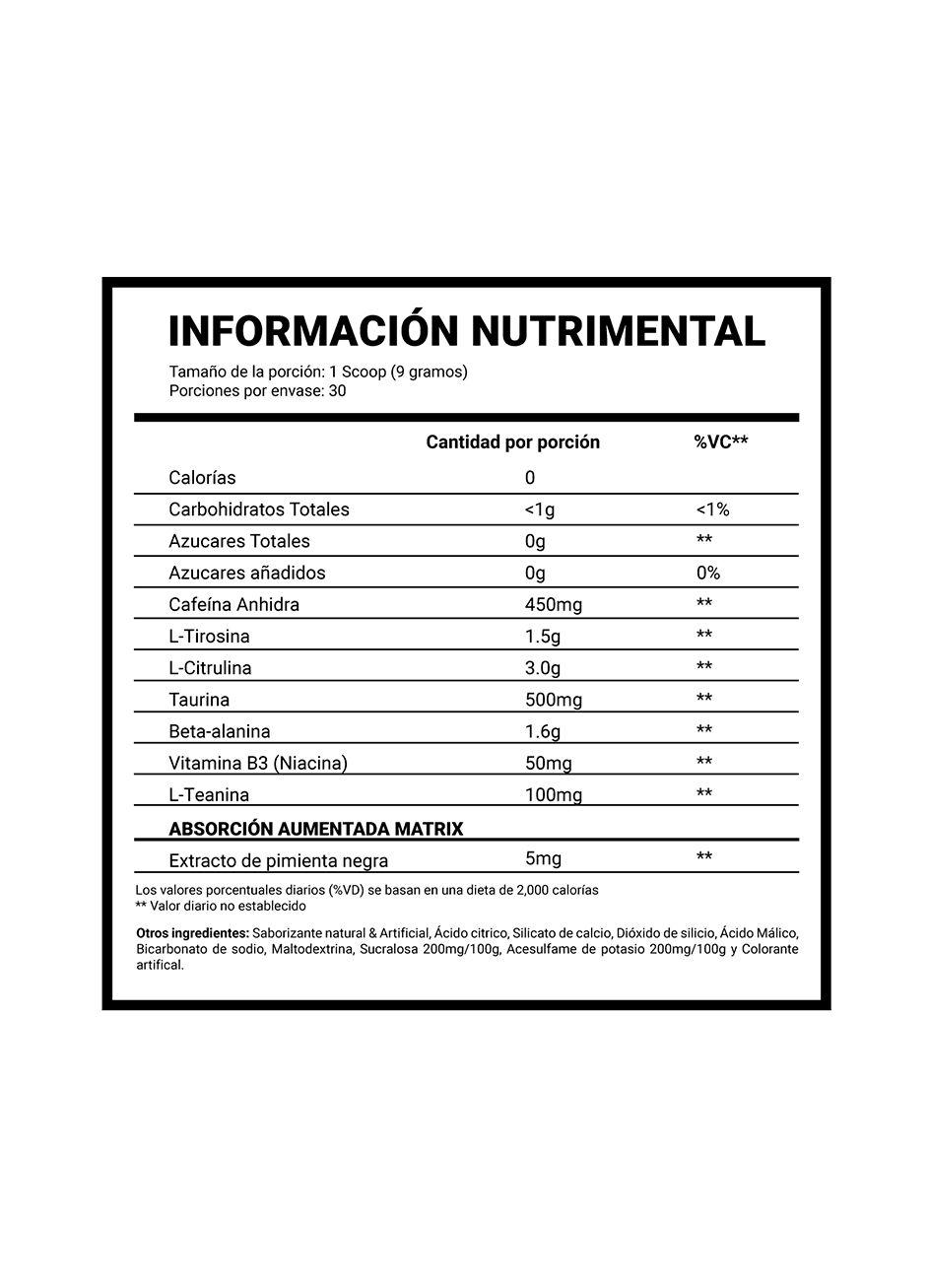 NuFuel - Pre entreno explosión de mora