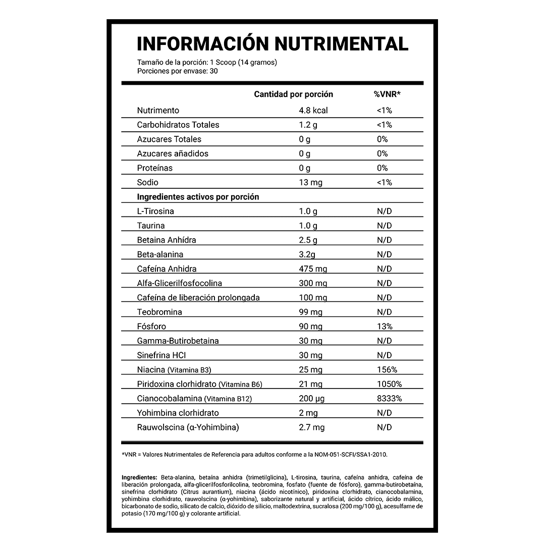 Pre Entreno Extremo - Limonada Rosa