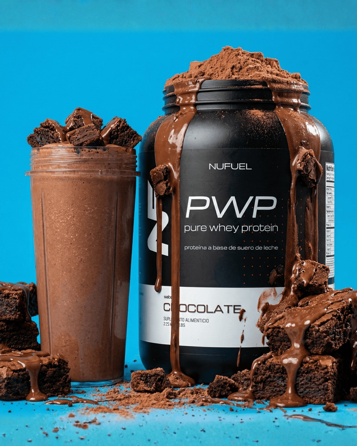 Pwp Pure Whey Protein Sabor Chocolate - NuFuel | Proteína de Alta Calidad